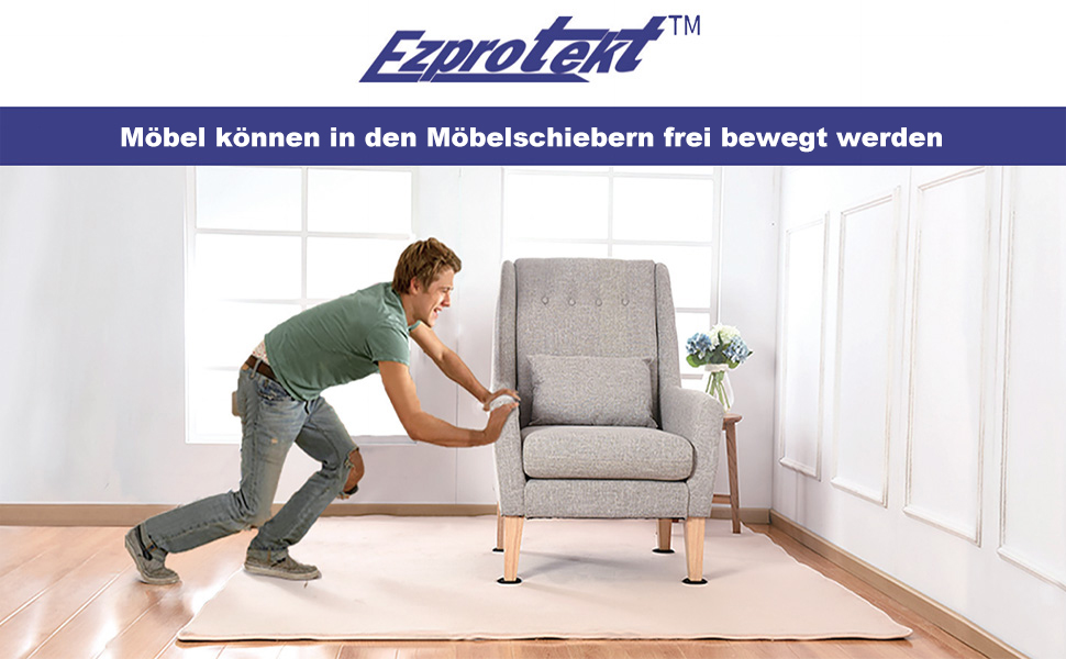 Ezprotekt 8 9 Cm Beige Round Furniture Sliders Furniture And Felt Pads Floor Protectors For Carpet Hardwood Hard Surface Set Of 16 Amazon De Baumarkt