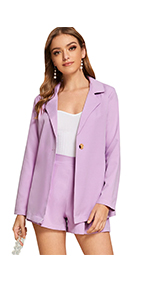 2 Piece Blazer & Short Set