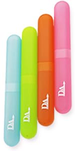 Set of 4 Toothbrush Travel Cases