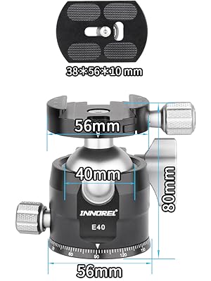 Amazon | INNOREL 自由雲台 ボール雲台 低重心 耐荷重最大20kg