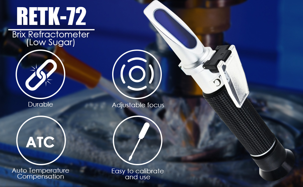 Brix Refractometer Range 010 Brix Testing synthetic machining