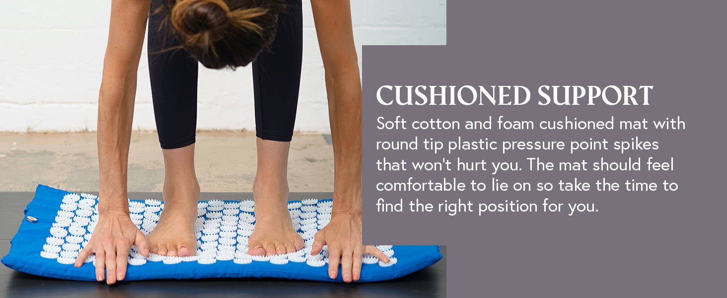 Yogi Bare Acupressure Mat Neck, Back and Feet Massager