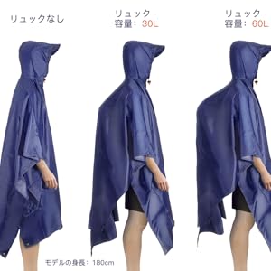 ☆AGPTEK レインコート ポンチョ レインポンチョ レインウェア Amazon | [AGPTEK] 日本正規品 レインコート 自転車 ポンチョ
