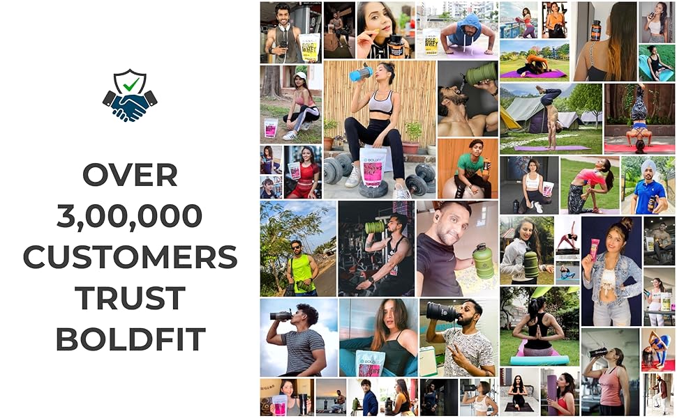 over 300000 customers trust boldfit