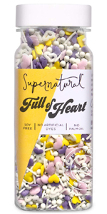 Supernatural Full of Heart Natural Confetti Sprinkles Cake Decorating Cookies Gluten Free Unicorn