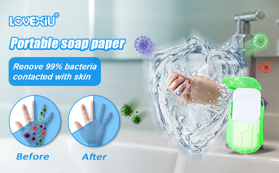 Tragbare Mini-Papierseife