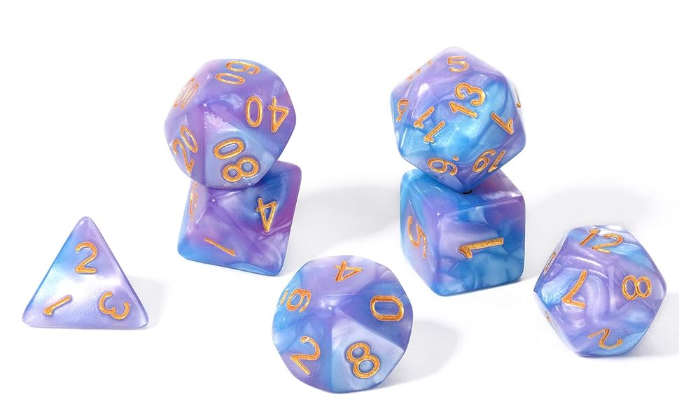 7 Pieces Dice Set D D Pearl Polyhedral Dice Set Games Table D Dice Double Colors One Piece D4 D10 D12 D8 D6 Dnd Dice Dnd Rpg Mtg Set Games Accessories Game Accessories Kiririgardenhotel Com