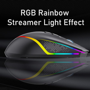 RGB Rainbow Streamer Lights Effect