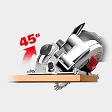 WORX Scie Circulaire 500W, 4200 RPM, WX439.2 18 akku kreissäge hand kreissäge längsanschlag 12v 18v kreissäge worx kreissäge bosch makita einhell