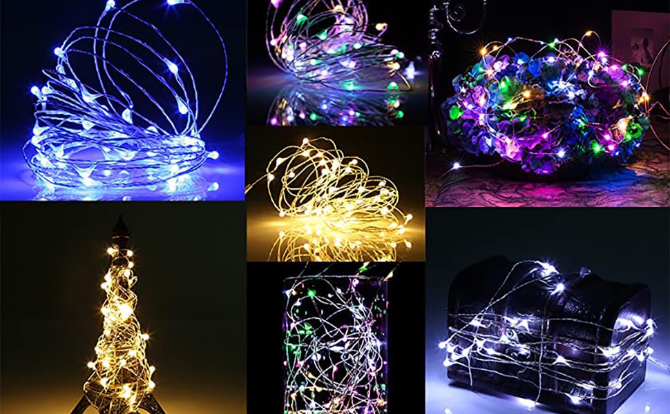 Ehome Fairy Lights, USB Operated Fairy Light Plug in 66ft