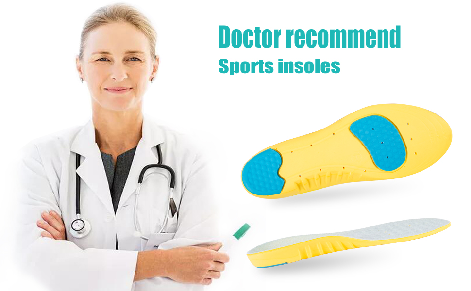 Shoes Insoles Memory Foam Sports Insoles【2pairs】 Plantar