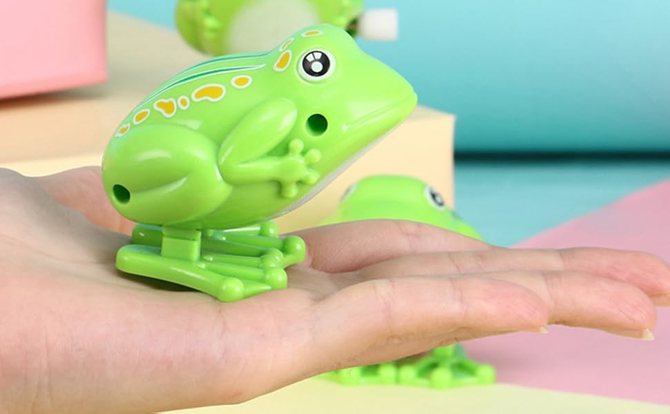 Amazon.com: Vaguelly Clockwork Frog Toy - 4 Pcs Wind-up