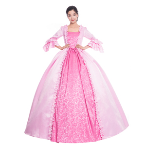 Pink victorian dress