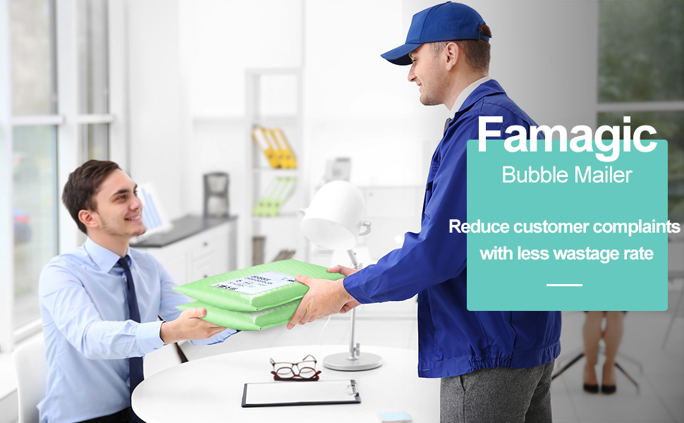 mint green bubble mailers