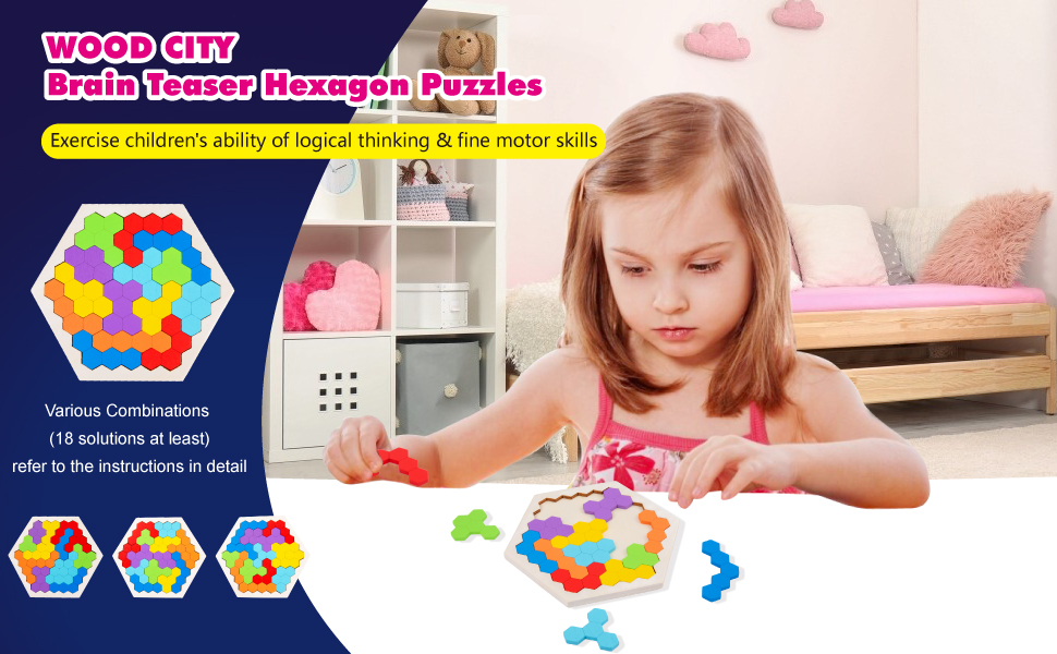 Hexagon Puzzle Brain Teaser