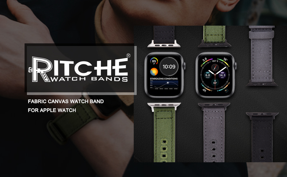 Ritche Canvas Watch Bands for Apple Watch