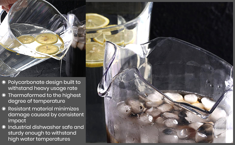 New Star Foodservice 46144 Polycarbonate Plastic Tapered