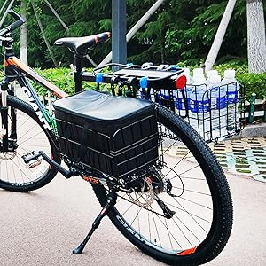 Amazon | 自転車かご バスケット 前カゴ 折りたたみ 脱着式