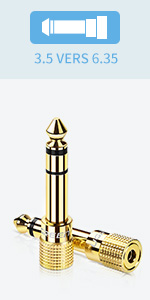 3.5MM VERS 6.35MM JACK