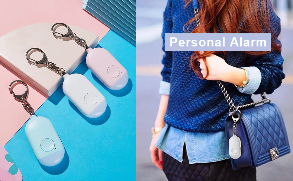 Safesound Personal Alarm, Wastou 130dB Self Defense Safe Personal