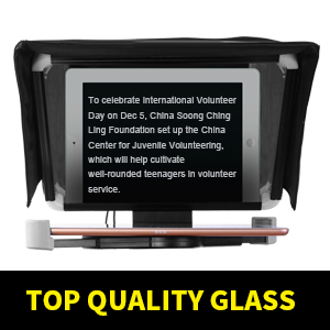 Teleprompter GVM TQ-M para Tablet y Celular 22 Vidrio para hacer el trabajo