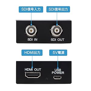 【段々値下】ＨＤＭＩ to ＳＤＩ信号変換器 １入力→２出力 新同、取説 段々値下】HDMI to SDI信号変換器 1入力→2出力 新同、