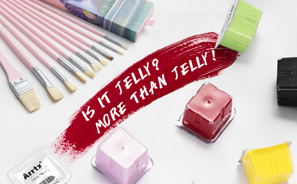 Arrtx HIMI Gouache Pintura Kit, 18 colores/30ml diseño de taza de