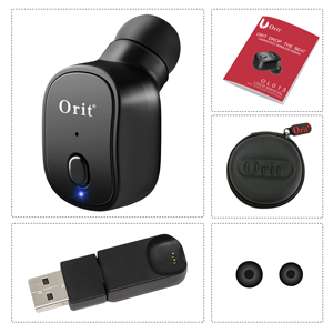 Mini Auricular inalámbrico Bluetooth con Cargador magnético USB ...