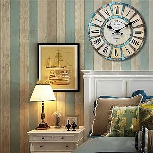 Rustic Distressed Wall Clock