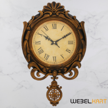 बेडरूम के लिए दीवार घड़ी