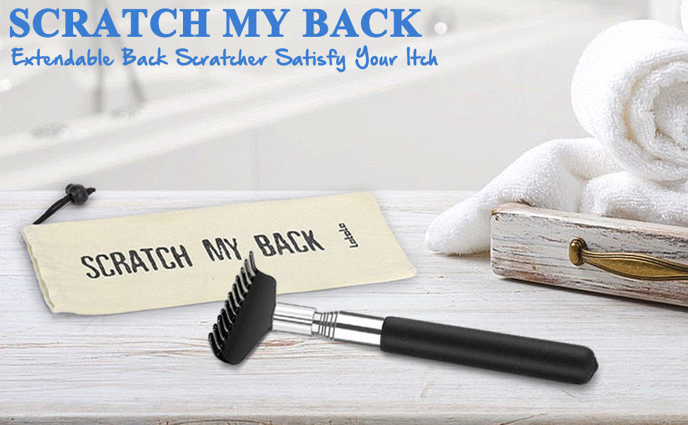 2Pack Extendable Back Scratcher, Oversized Metal