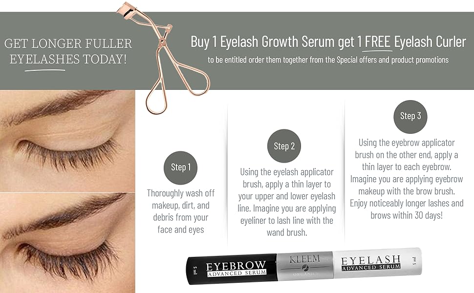 Amazon.com: 2-in-1 Eyelash Growth Serum & Eyebrow Growth ...