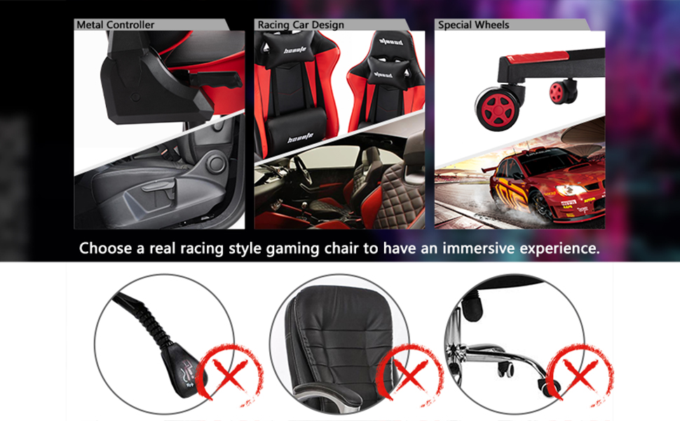 real racing gaming chair