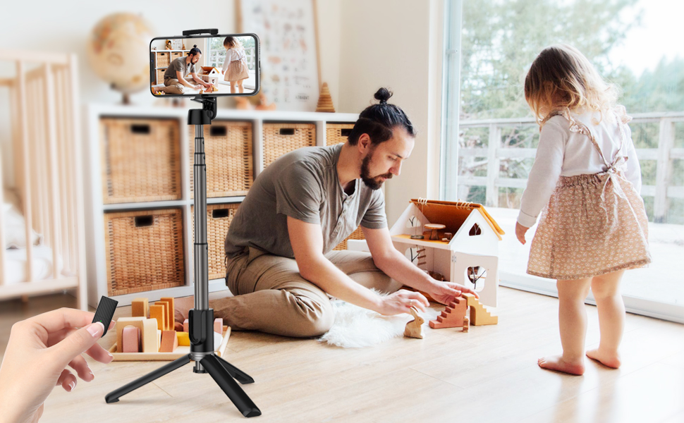 Yoozon Selfie Stick Bluetooth, Extendable Selfie Stick with Wireless