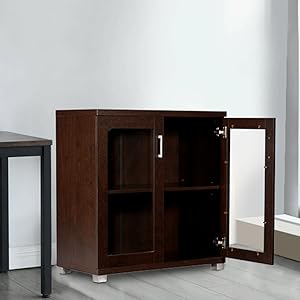 DeckUp Uniti Book Shelf/Display and Storage Unit (Dark Wenge, Matte Finish SPN-FOR1