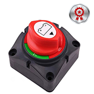 Master Switch batterie 12 V/24 V - batterie Cut Off - Master Isolateur de batterie Déconnecter commutateur batterie de voiture Kill Switch Accessoires pour RV Yacht Bateau Camion Bus Voiture Moto 3