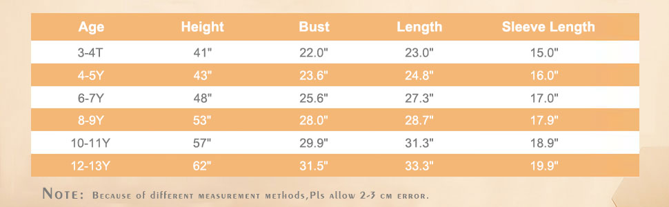 Jxstar Girls Long Sleeve Dresses Kids Unicorn Clothes Cotton Outfits 3-13 Years