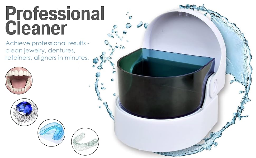 Sonic Stuff Denture Cleaner Machine Jewelry Cleaner