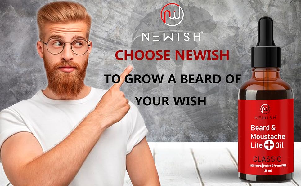 Newish Beard Growth Oil For Men Beard Oil For Original Growth Beard