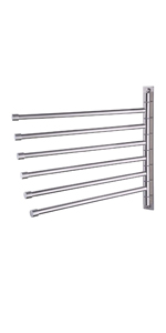 KES Toalleros de Baño con 3 Brazos Toallero Barras 180 Grados ...