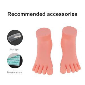 インテリア模型 足 両足タイプ（美術デッサン用/ネイル練習用） Amazon | Vnmcryシリコン足模型 女モデル人形 4色リアル足