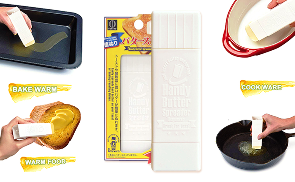 Lantsang Butter Stick Holder, Butter Spreader dispenser with cover, Standard Butter Dish Keeper