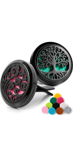 2pcs black Car Diffuser Vent Clip