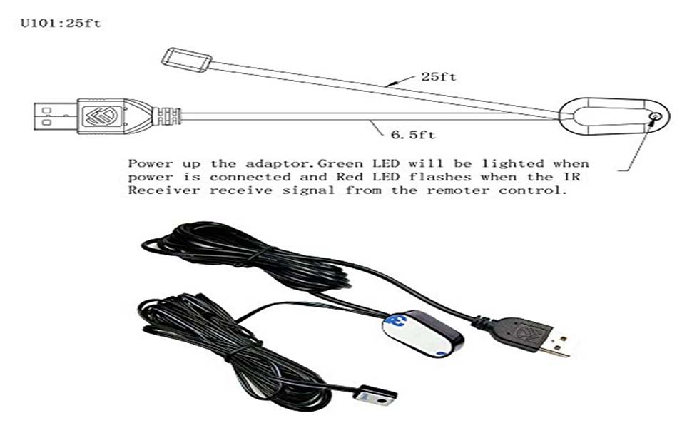 Newest Dual Band Technology 38-56KHz, works on most home theater devices.