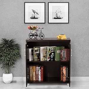 DeckUp Uniti Book Shelf/Display and Storage Unit (Dark Wenge, Matte Finish SPN-FOR1
