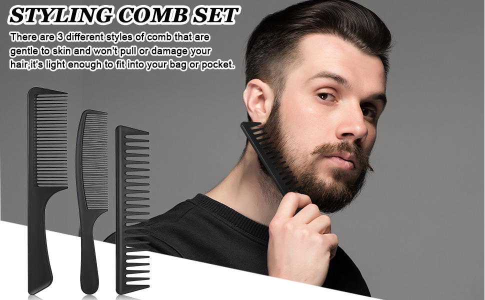 8 In 1 Slick Brush Set Styling Comb Set