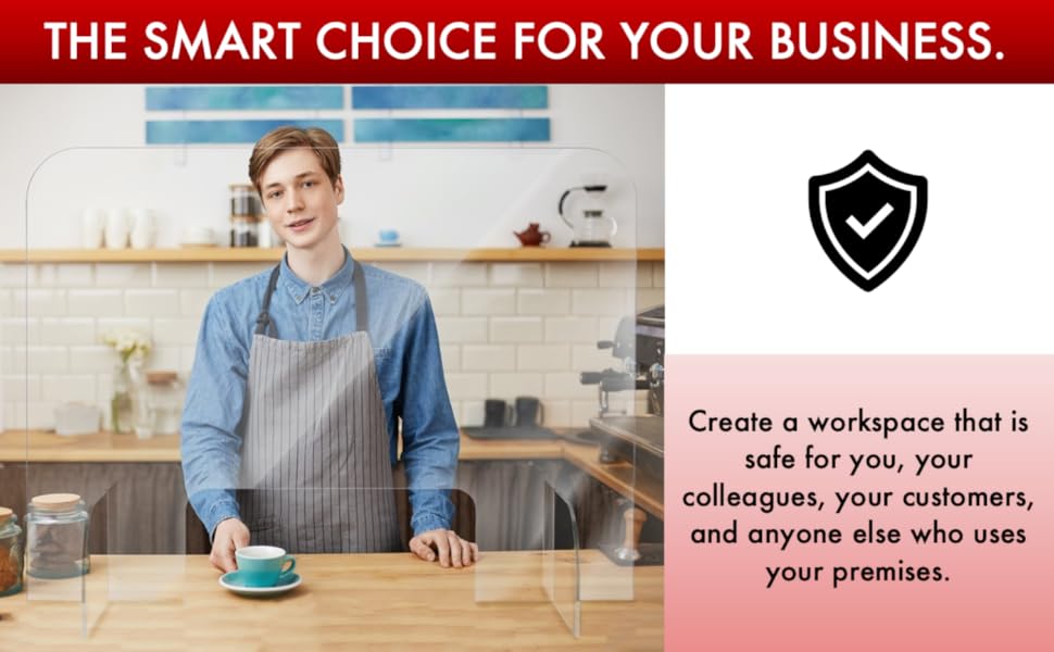 business screen sneeze guard