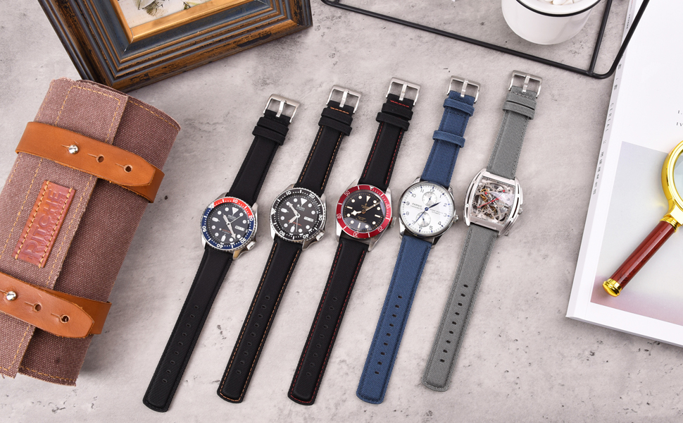 sailcloth watch strap