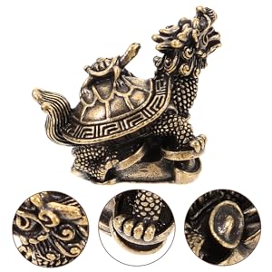 ゴシップ竜亀 装飾品 現代工芸品 美術品 置物 ゴシップ竜亀 装飾品 現代工芸品 美術品 置物