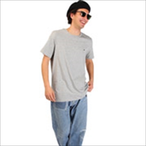 Amazon トミーヒルフィガー Tommy Hilfiger Tシャツ メンズ 半袖 クルーネック Vネック Uネック 丸首 ワンポイント ロゴ ブランド Basic Cotton Core Flag 並行輸入品 Tシャツ カットソー 通販